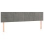 Cama box spring con colchón terciopelo gris claro 160x200 cm de , Camas y somieres - Ref: Foro24-3130967, Precio: 483,99 €, D...