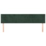 Headboards 2 units of dark green velvet 90x5x78/88 cm by , Headboards and footboards - Ref: Foro24-346085, Price: 64,67 €, Di...