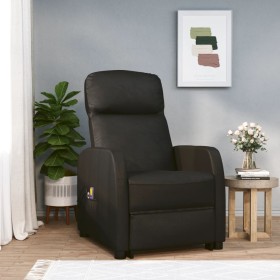 Sillón de masaje elevable cuero sintético negro de , Sillones de masaje eléctricos - Ref: Foro24-3124812, Precio: 346,99 €, D...