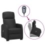 Black synthetic leather elevating massage chair by , Electric massage chairs - Ref: Foro24-3124812, Price: 346,92 €, Discount: %