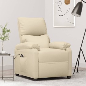 Sillón elevable tela crema de , Sillones - Ref: Foro24-3109591, Precio: 377,99 €, Descuento: %