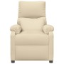 Sillón elevable tela crema de , Sillones - Ref: Foro24-3109591, Precio: 377,92 €, Descuento: %