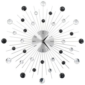 Reloj de pared con movimiento de cuarzo diseño moderno 50 cm de vidaXL, Relojes de pared - Ref: Foro24-50641, Precio: 36,72 €...