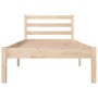 Estructura de cama madera maciza de pino 75x190 cm de , Camas y somieres - Ref: Foro24-810390, Precio: 68,66 €, Descuento: %