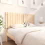 Solid pine wood bed headboard 145.5x4x100 cm by , Headboards and footboards - Ref: Foro24-818870, Price: 59,42 €, Discount: %