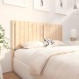 Solid pine wood bed headboard 145.5x4x100 cm by , Headboards and footboards - Ref: Foro24-818870, Price: 59,42 €, Discount: %