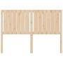 Solid pine wood bed headboard 145.5x4x100 cm by , Headboards and footboards - Ref: Foro24-818870, Price: 59,42 €, Discount: %