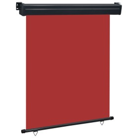 Toldo lateral de balcón rojo 140x250 cm de , Sombrillas - Ref: Foro24-48427, Precio: 61,99 €, Descuento: %