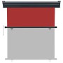 Red balcony side awning 160x250 cm by , Umbrellas - Ref: Foro24-48433, Price: 66,05 €, Discount: %