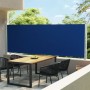 Ausziehbare Seitenmarkise für Terrasse blau 600x160 cm von , Sonnenschirme - Ref: Foro24-313377, Preis: 85,37 €, Rabatt: %