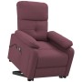 Purple fabric elevating massage chair by , Electric massage chairs - Ref: Foro24-3120377, Price: 321,41 €, Discount: %