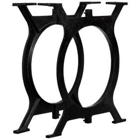 Dining table legs 2 pcs cast iron O frame by vidaXL, Table legs - Ref: Foro24-245426, Price: 201,99 €, Discount: %