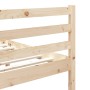 Estructura de cama individual pequeña madera maciza 75x190 cm de , Camas y somieres - Ref: Foro24-3101243, Precio: 93,88 €, D...