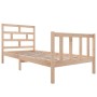 Estructura de cama madera maciza de pino 100x200 cm de , Camas y somieres - Ref: Foro24-3101338, Precio: 121,98 €, Descuento: %