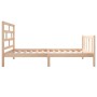 Estructura de cama madera maciza de pino 100x200 cm de , Camas y somieres - Ref: Foro24-3101338, Precio: 121,98 €, Descuento: %