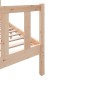 Estructura de cama madera maciza de pino 100x200 cm de , Camas y somieres - Ref: Foro24-3101338, Precio: 121,98 €, Descuento: %