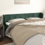 Dark green velvet headboard 163x23x78/88 cm by , Headboards and footboards - Ref: Foro24-3117201, Price: 68,27 €, Discount: %