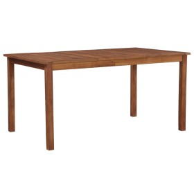 Mesa de jardín madera maciza de acacia 150x90x74 cm de vidaXL, Mesas de jardín - Ref: Foro24-44105, Precio: 150,15 €, Descuen...