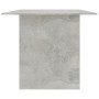 Mesa de comedor madera de ingeniería gris hormigón 180x90x76 cm de , Mesas de cocina y de comedor - Ref: Foro24-800472, Preci...