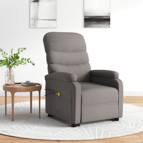 Liftable massage chair taupe gray fabric by , Electric massage chairs - Ref: Foro24-3120394, Price: 365,99 €, Discount: %