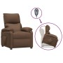 Sillón elevable tela marrón de , Sillones - Ref: Foro24-3109594, Precio: 389,44 €, Descuento: %