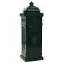 Green Stainless Vintage Style Aluminum Column Mailbox by vidaXL, mailboxes - Ref: Foro24-43890, Price: 275,18 €, Discount: %