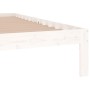 Estructura de cama doble pequeña madera maciza blanca 120x190cm de , Camas y somieres - Ref: Foro24-810336, Precio: 97,48 €, ...