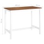 Solid wood bar table 108x60x91 cm by vidaXL, Kitchen and dining tables - Ref: Foro24-245548, Price: 126,05 €, Discount: %