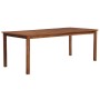 Solid acacia wood garden table 200x100x74 cm by vidaXL, Garden tables - Ref: Foro24-44106, Price: 215,44 €, Discount: %