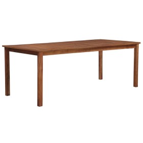 Solid acacia wood garden table 200x100x74 cm by vidaXL, Garden tables - Ref: Foro24-44106, Price: 213,44 €, Discount: %