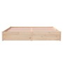 Estructura de cama madera maciza 180x200 cm de , Camas y somieres - Ref: Foro24-814964, Precio: 157,12 €, Descuento: %