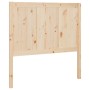 Solid pine wood bed headboard 105.5x4x100 cm by , Headboards and footboards - Ref: Foro24-818075, Price: 61,77 €, Discount: %