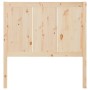 Solid pine wood bed headboard 105.5x4x100 cm by , Headboards and footboards - Ref: Foro24-818075, Price: 61,77 €, Discount: %