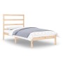 Estructura de cama madera maciza 90x190 cm de , Camas y somieres - Ref: Foro24-3104898, Precio: 76,97 €, Descuento: %