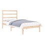 Estructura de cama madera maciza 90x190 cm de , Camas y somieres - Ref: Foro24-3104898, Precio: 76,97 €, Descuento: %