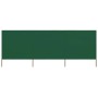 Beach windbreak with 3 panels, green fabric, 400x80 cm. by , Umbrellas - Ref: Foro24-47141, Price: 38,08 €, Discount: %