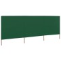 Beach windbreak with 3 panels, green fabric, 400x80 cm. by , Umbrellas - Ref: Foro24-47141, Price: 38,08 €, Discount: %