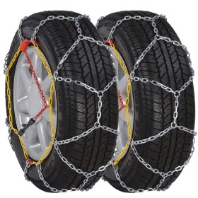 2 snow chains for automobile/car tires, 12 mm KN 90 by , Motor Vehicle Tire Accessories - Ref: Foro24-150330, Price: 32,99 €,...