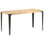 Solid mango wood dining table 140x70x76 cm by , Kitchen and dining tables - Ref: Foro24-286363, Price: 197,80 €, Discount: %