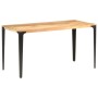 Solid mango wood dining table 140x70x76 cm by , Kitchen and dining tables - Ref: Foro24-286363, Price: 197,80 €, Discount: %