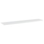 Estante para estantería 4 uds madera blanco brillo 100x20x1,5cm de , Estanterías - Ref: Foro24-805388, Precio: 31,99 €, Descu...