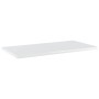 Estante estantería 4uds contrachapada blanco brillo 60x30x1,5cm de , Estanterías - Ref: Foro24-805244, Precio: 28,93 €, Descu...