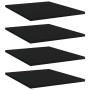 Estantes para estantería 4 uds contrachapada negro 40x50x1,5 cm de , Estanterías - Ref: Foro24-805188, Precio: 31,84 €, Descu...