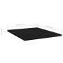 Shelf shelves 4 pcs black plywood 40x50x1.5 cm by , Shelves - Ref: Foro24-805188, Price: 31,99 €, Discount: %