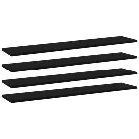 Shelves for shelving 4 pcs black plywood 100x20x1.5cm by , Shelves - Ref: Foro24-805380, Price: 34,99 €, Discount: %