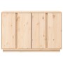 Aparador de madera maciza de pino 120x35x80 cm de , Aparadores - Ref: Foro24-814494, Precio: 147,99 €, Descuento: %