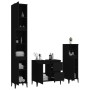 Set de muebles de baño 3 piezas madera contrachapada negro de , Muebles de baño - Ref: Foro24-3185544, Precio: 215,65 €, Desc...