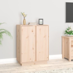 Solid pine wood sideboard 60x35x80 cm by , Sideboards - Ref: Foro24-814489, Price: 70,93 €, Discount: %