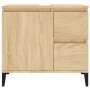 Sonoma oak plywood bathroom cabinet 65x33x60 cm by , Bathroom furniture - Ref: Foro24-819831, Price: 78,88 €, Discount: %