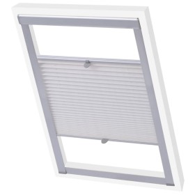 Persiana plisada blanca MK06 de , Persianas y estores - Ref: Foro24-133529, Precio: 44,99 €, Descuento: %